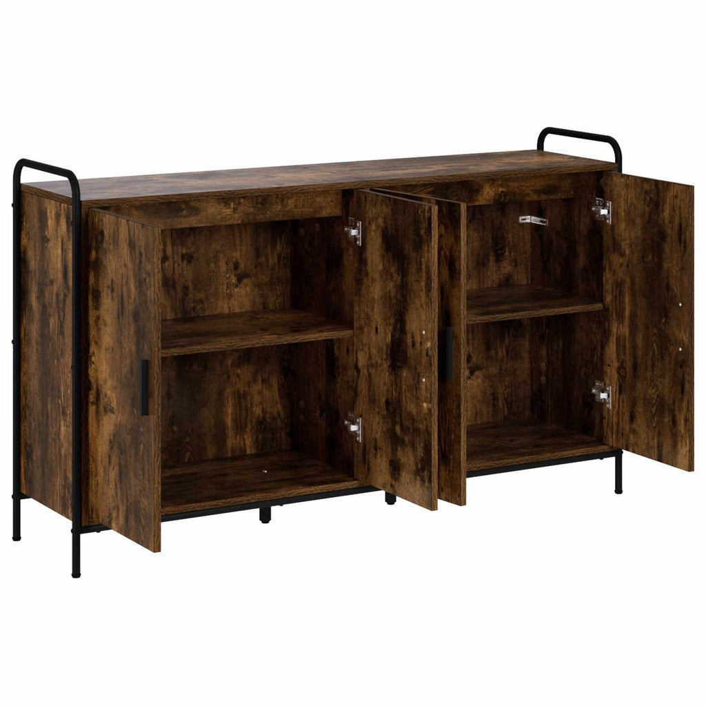 vidaXL Bufet Dąb wędzony 97 x 33 x 81 cm Drewno inżynieryjne
