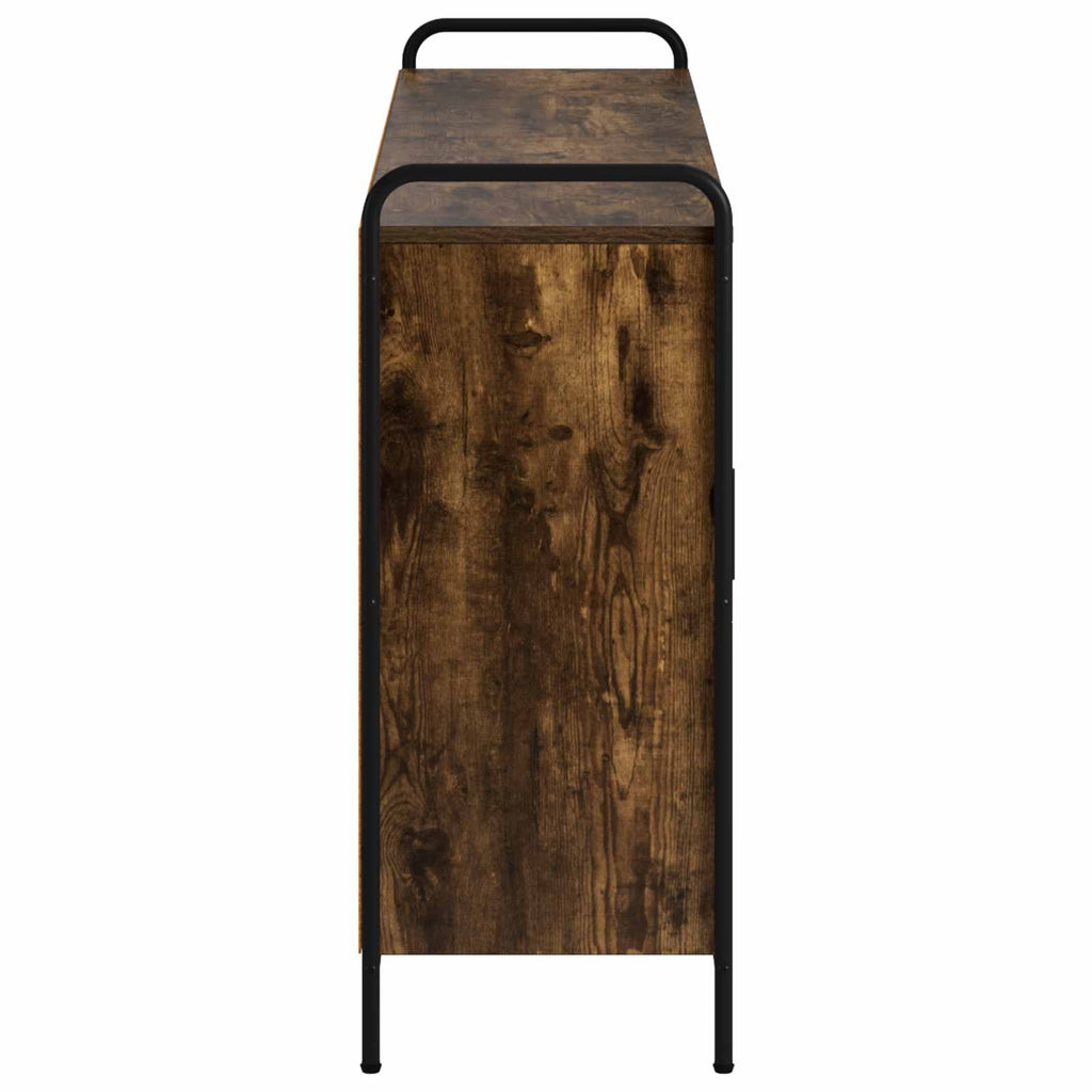 vidaXL Bufet Dąb wędzony 97 x 33 x 81 cm Drewno inżynieryjne