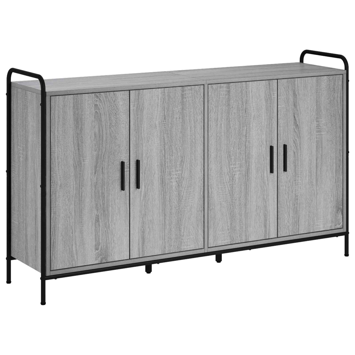 vidaXL Bufet Szary Sonoma 97 x 33 x 81 cm Drewno inżynieryjne