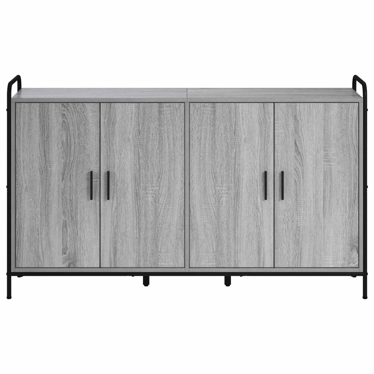 vidaXL Bufet Szary Sonoma 97 x 33 x 81 cm Drewno inżynieryjne