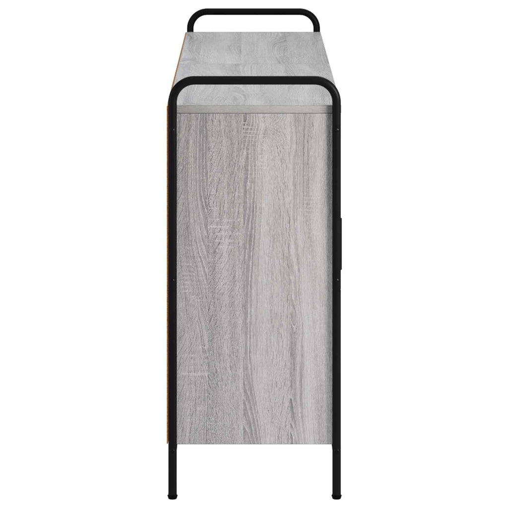 vidaXL Bufet Szary Sonoma 97 x 33 x 81 cm Drewno inżynieryjne