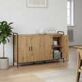 vidaXL Bufet Dąb artisan 97 x 33 x 81 cm Drewno inżynieryjne