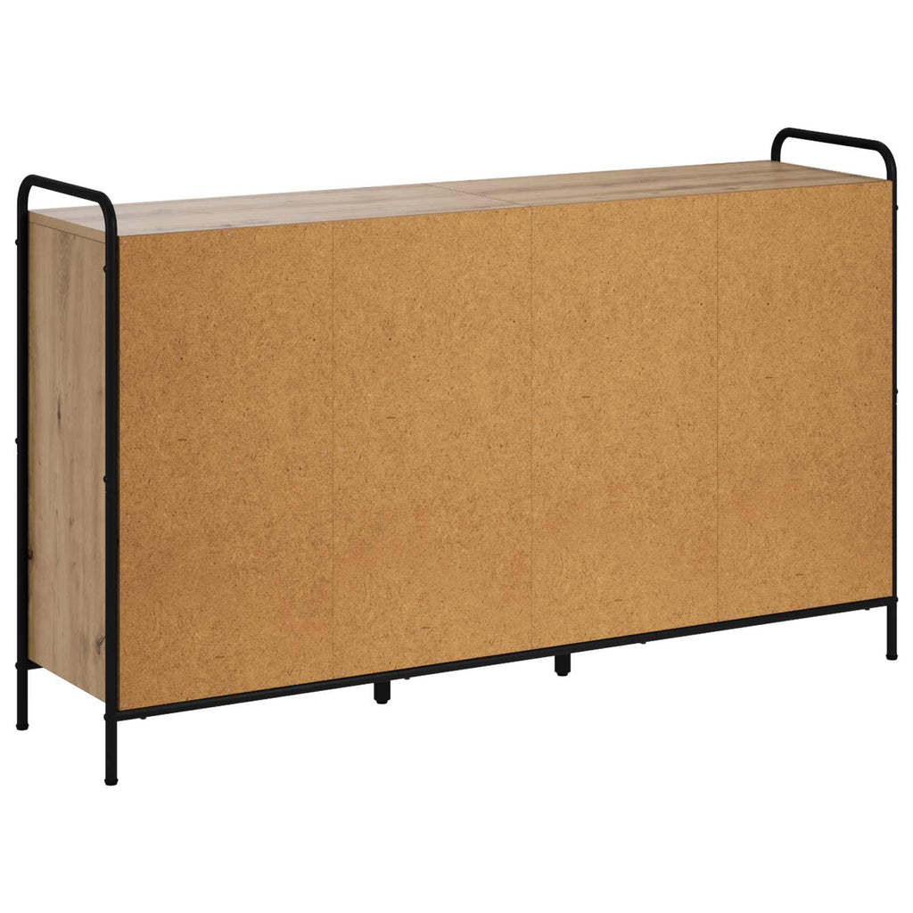 vidaXL Bufet Dąb artisan 97 x 33 x 81 cm Drewno inżynieryjne