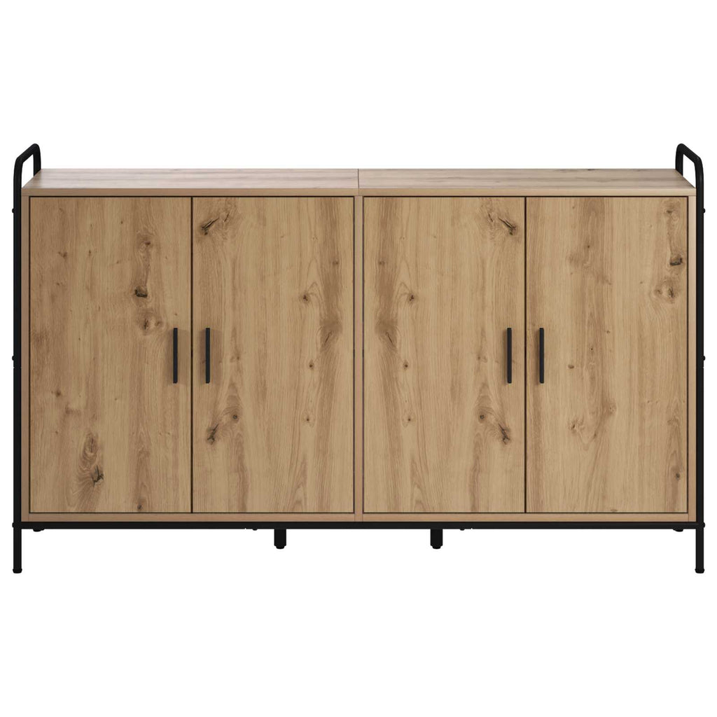 vidaXL Bufet Dąb artisan 97 x 33 x 81 cm Drewno inżynieryjne