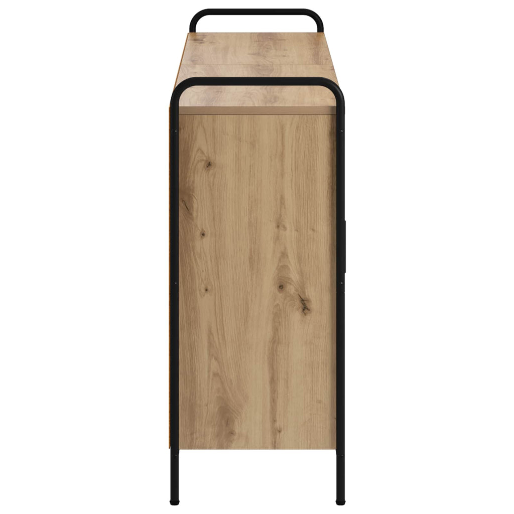 vidaXL Bufet Dąb artisan 97 x 33 x 81 cm Drewno inżynieryjne