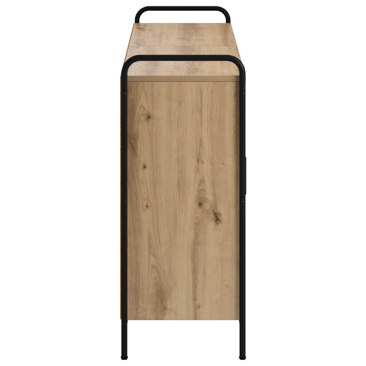vidaXL Bufet Dąb artisan 97 x 33 x 81 cm Drewno inżynieryjne