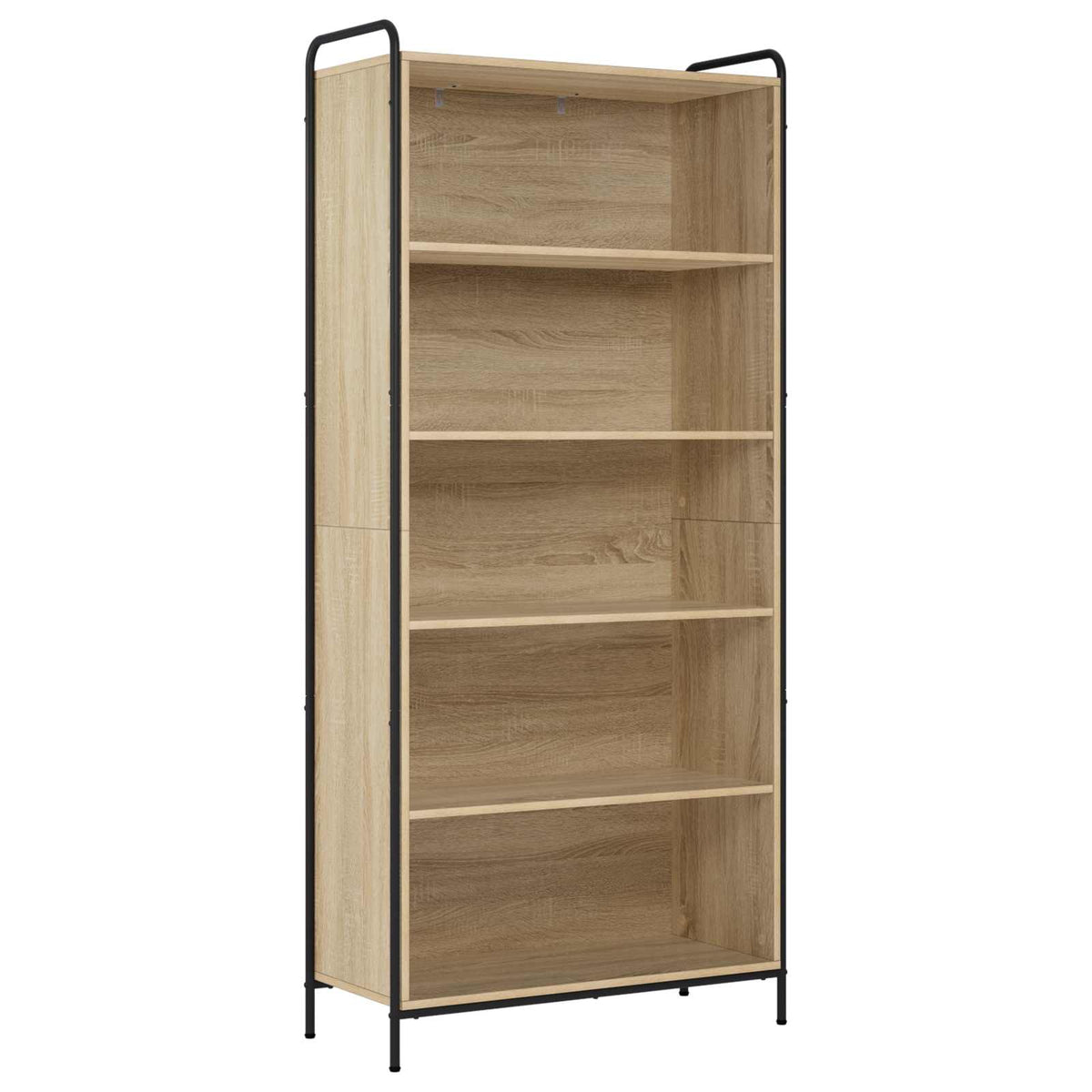 vidaXL Szafka na książki 55,5 x 33 x 174 cm Drewno inżynieryjne