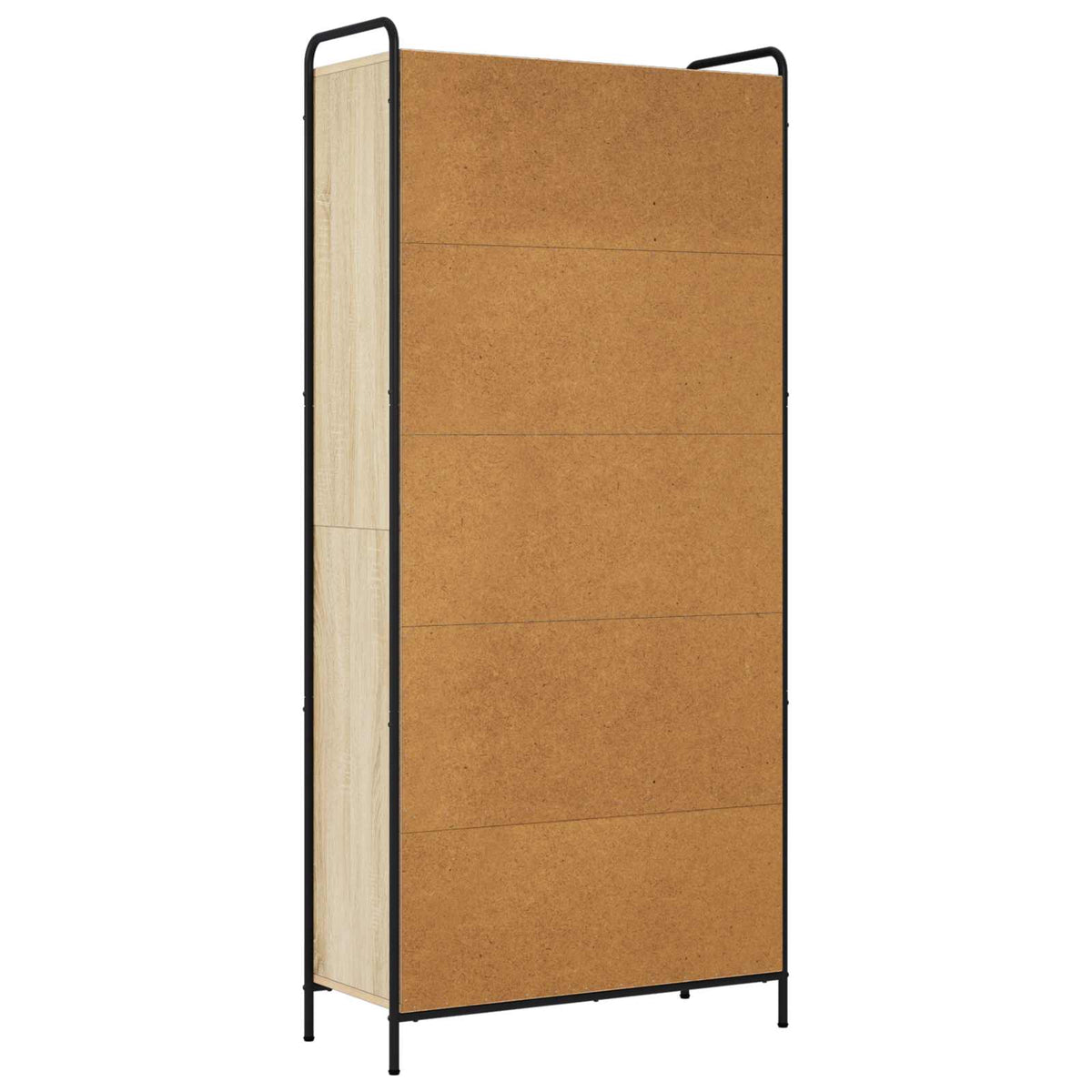 vidaXL Szafka na książki 55,5 x 33 x 174 cm Drewno inżynieryjne