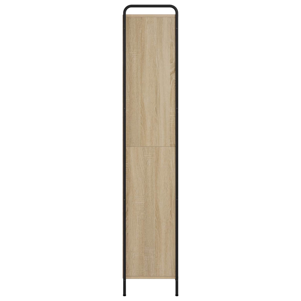 vidaXL Szafka na książki 55,5 x 33 x 174 cm Drewno inżynieryjne