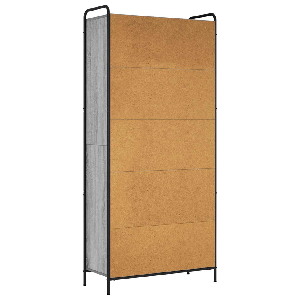 vidaXL Szafka na książki 55,5 x 33 x 174 cm Drewno inżynieryjne