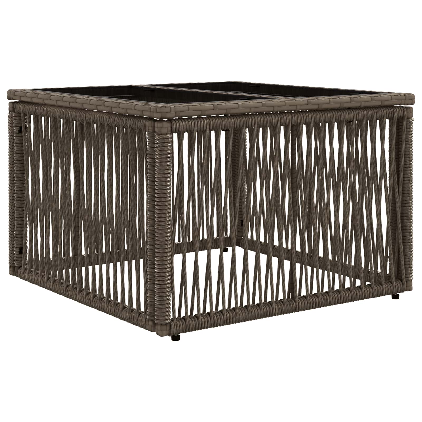 vidaXL Zestaw Sof na Ogród 11 szt. Szary polirattan
