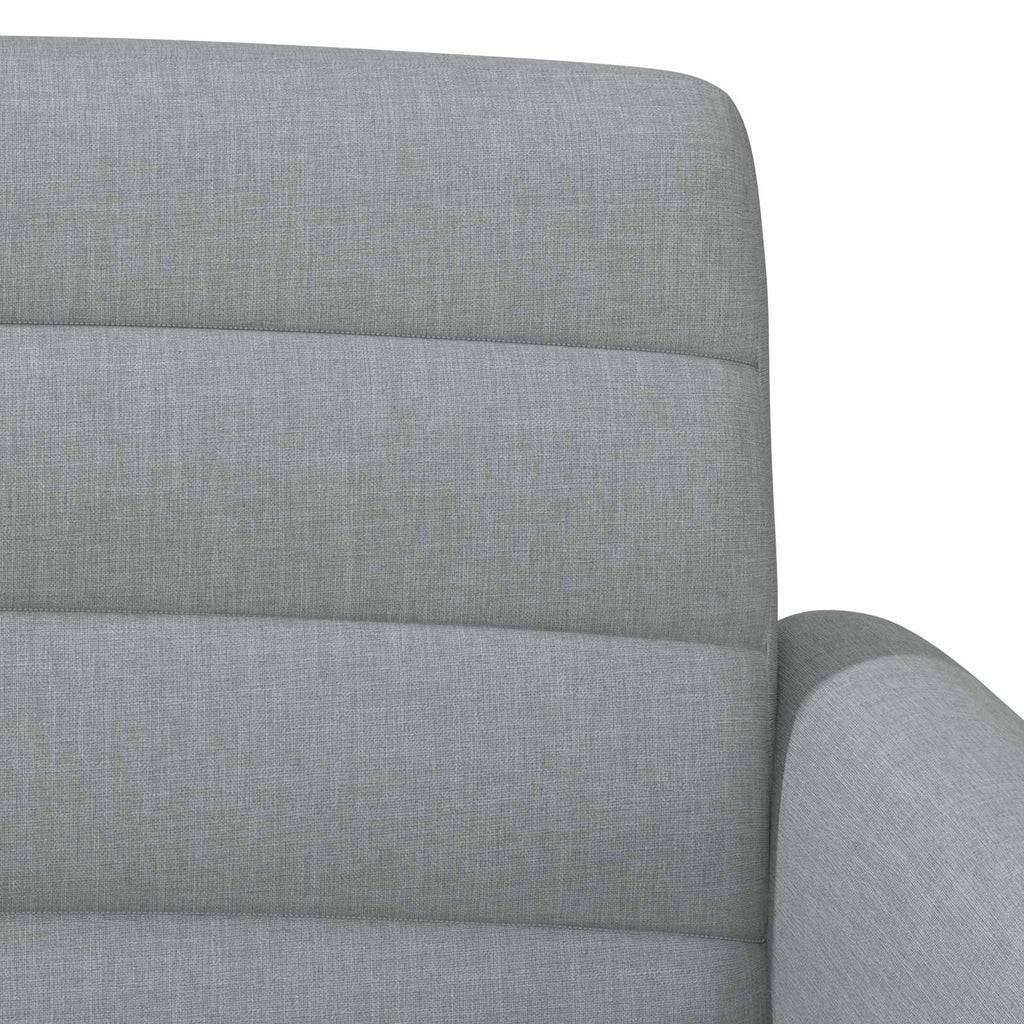 vidaXL Sofa dwuosobowa z guzikowym pikowaniem jasnoszary tkanina