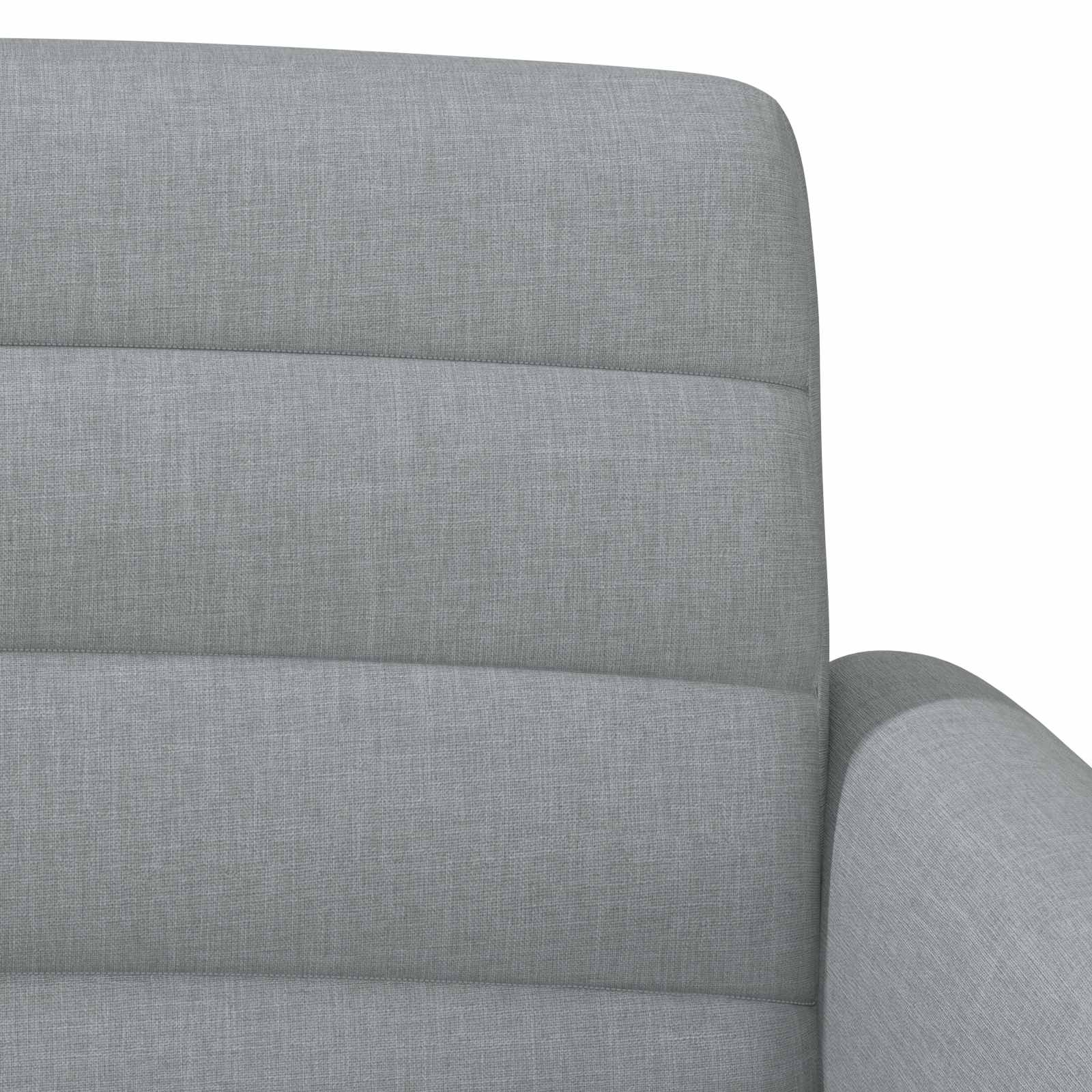 vidaXL Sofa dwuosobowa z guzikowym pikowaniem jasnoszary tkanina