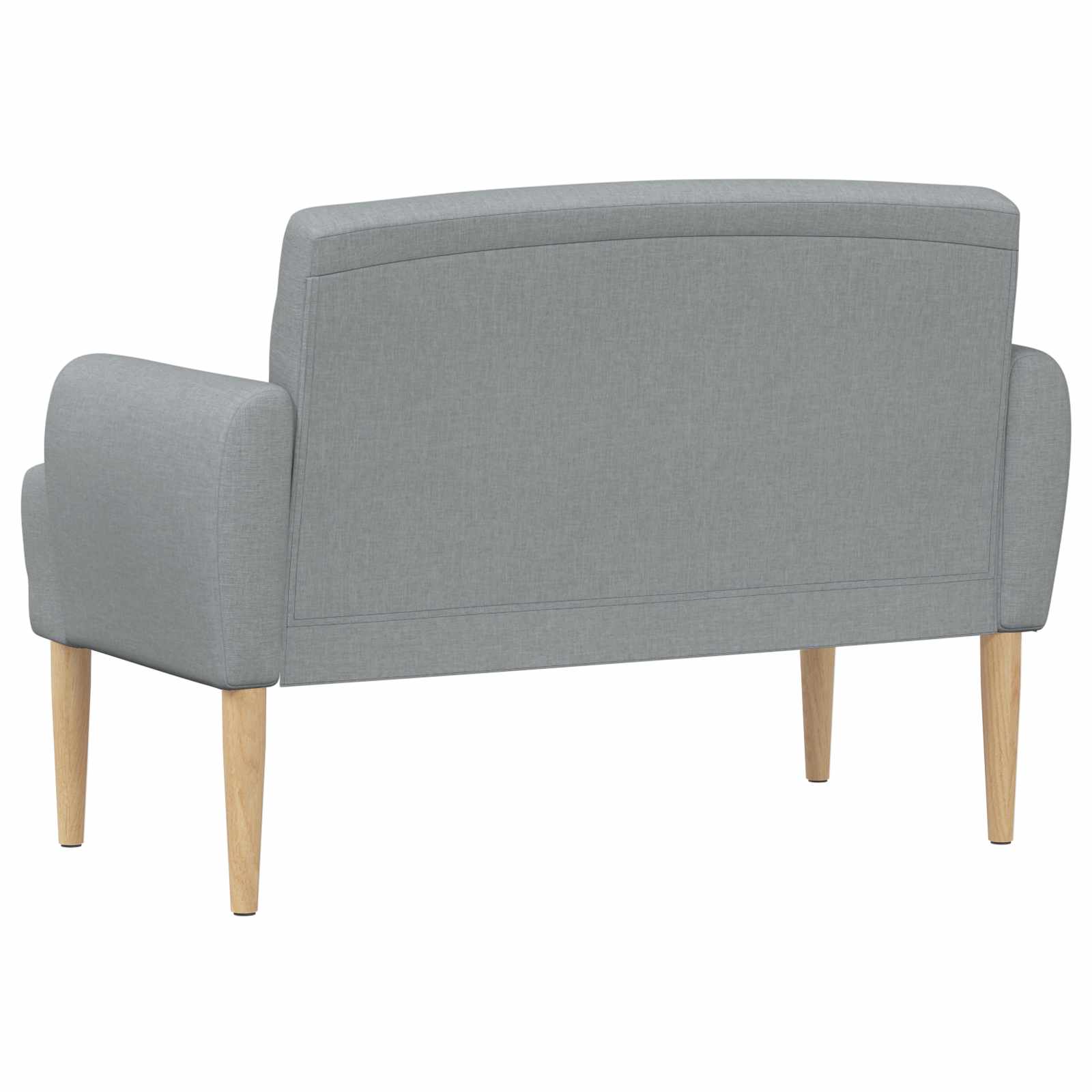 vidaXL Sofa dwuosobowa z guzikowym pikowaniem jasnoszary tkanina