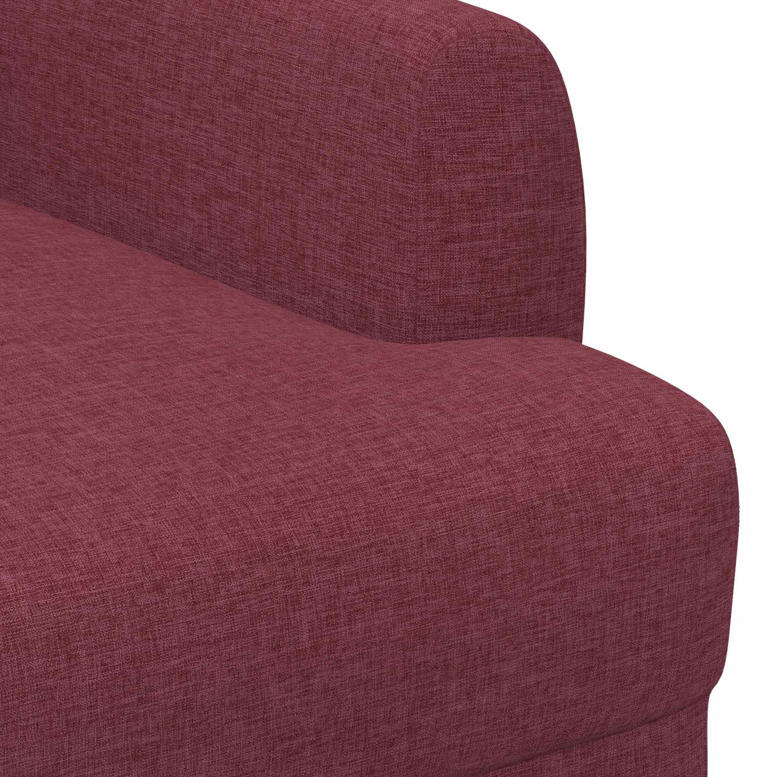 vidaXL Sofa dwuosobowa z guzikowym pikowaniem Czerwone wino tkanina