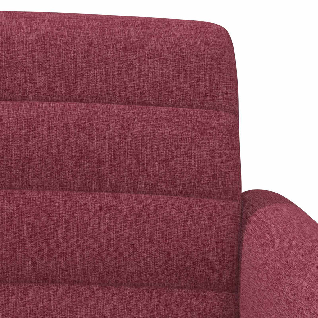 vidaXL Sofa dwuosobowa z guzikowym pikowaniem Czerwone wino tkanina