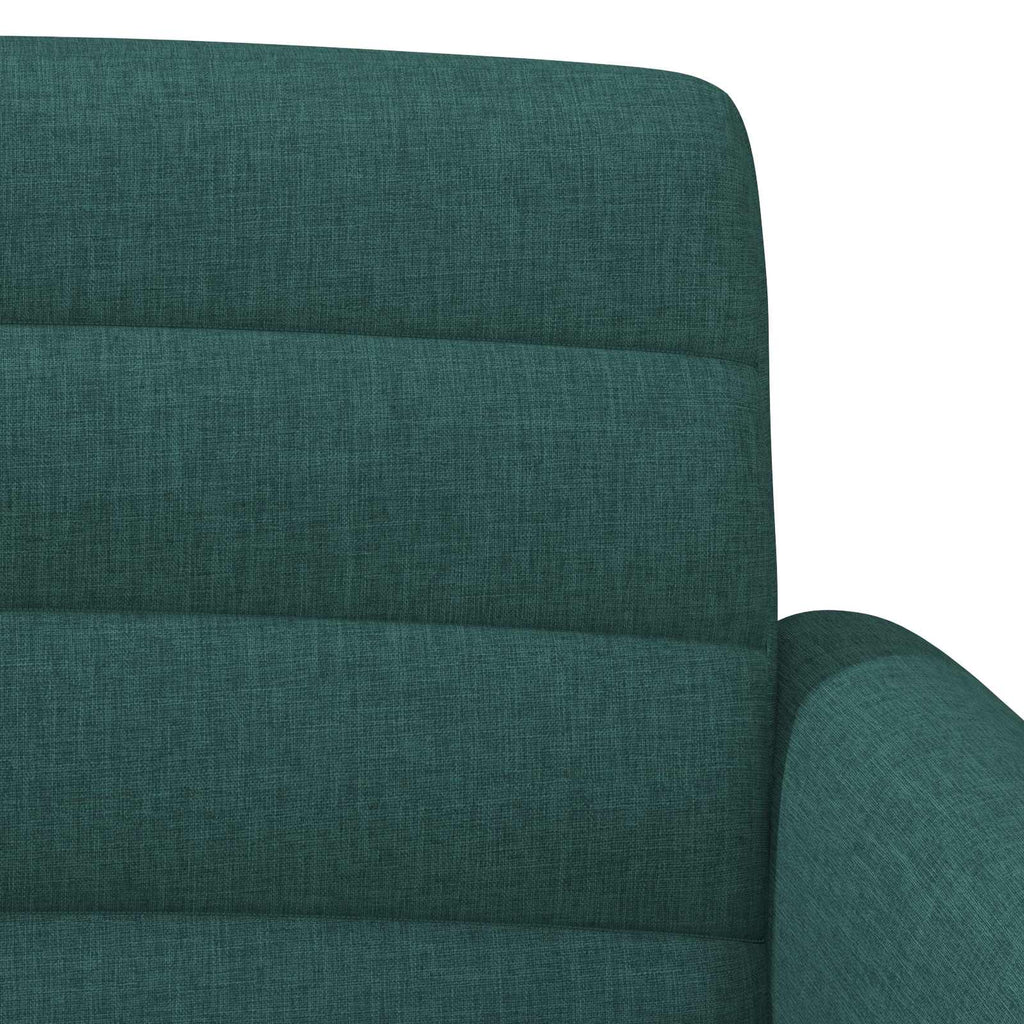 vidaXL Sofa dwuosobowa z guzikowym pikowaniem Ciemnozielony tkanina