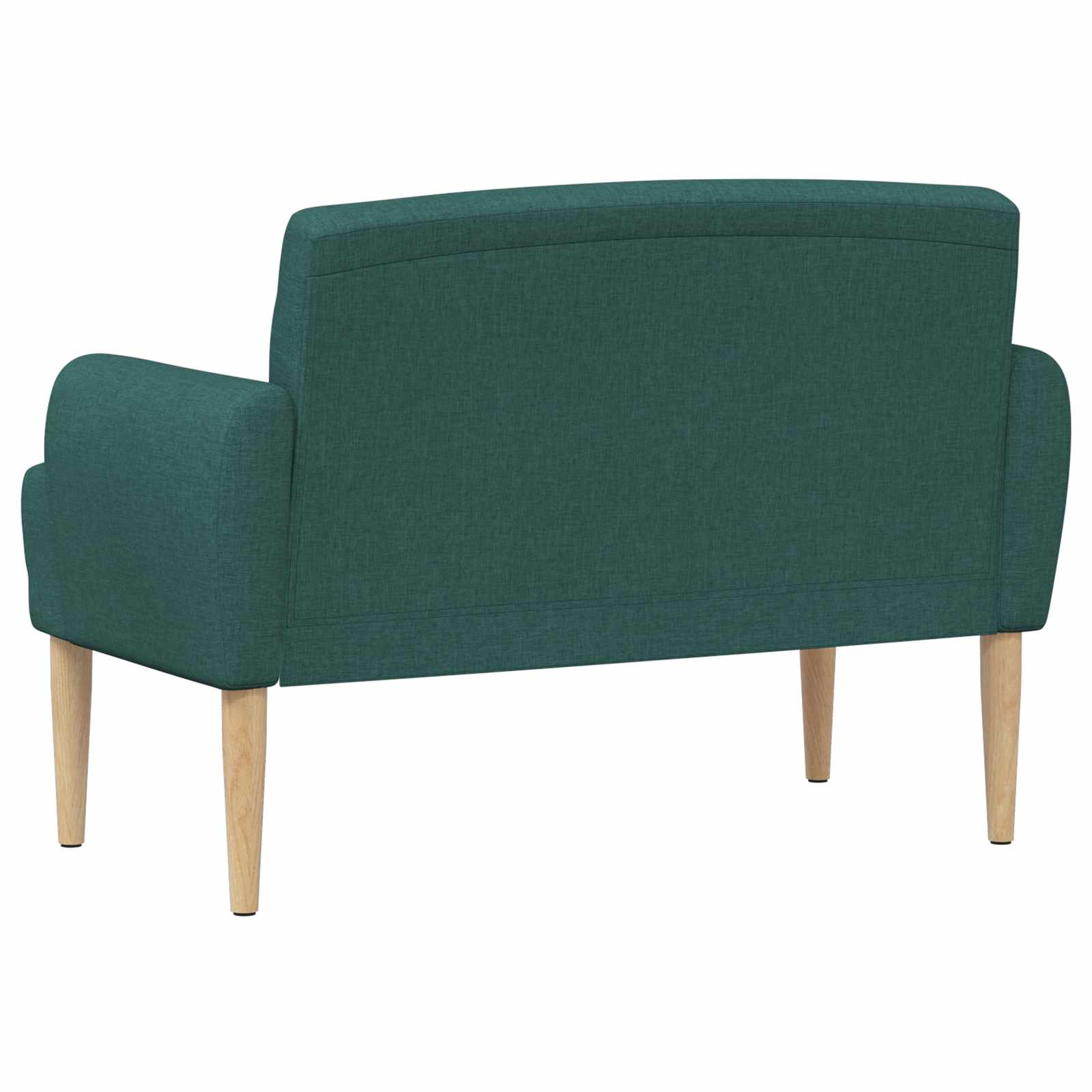 vidaXL Sofa dwuosobowa z guzikowym pikowaniem Ciemnozielony tkanina