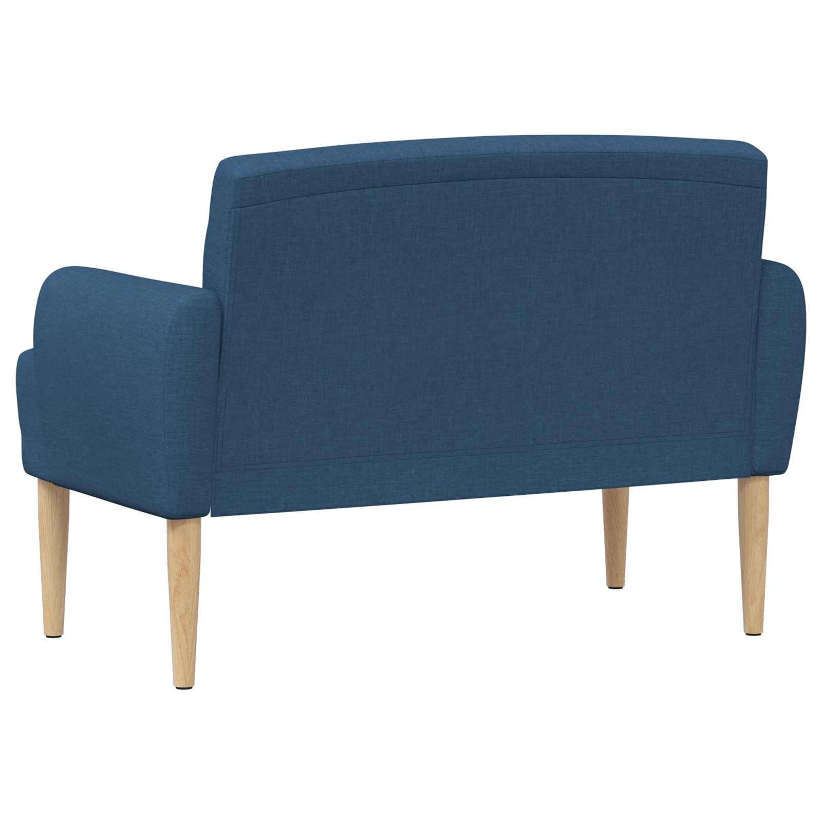 vidaXL Sofa dwuosobowa z guzikowym pikowaniem niebieski tkanina