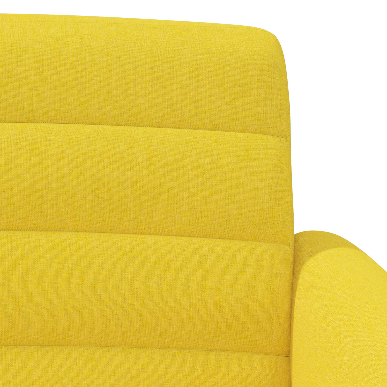 vidaXL Sofa dwuosobowa z guzikowym pikowaniem Jasnożółty tkanina