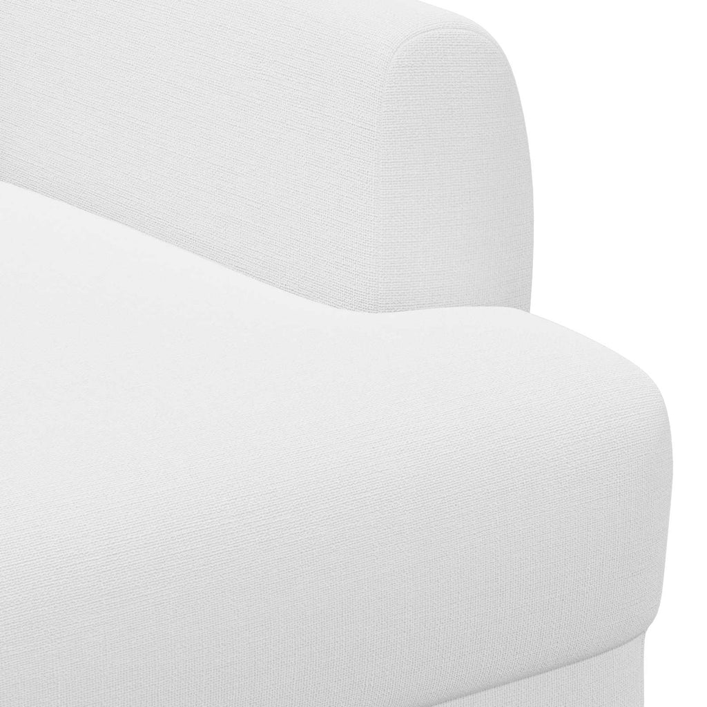 vidaXL Sofa dwuosobowa z guzikowym pikowaniem Biały 116 x 67 x 80 cm