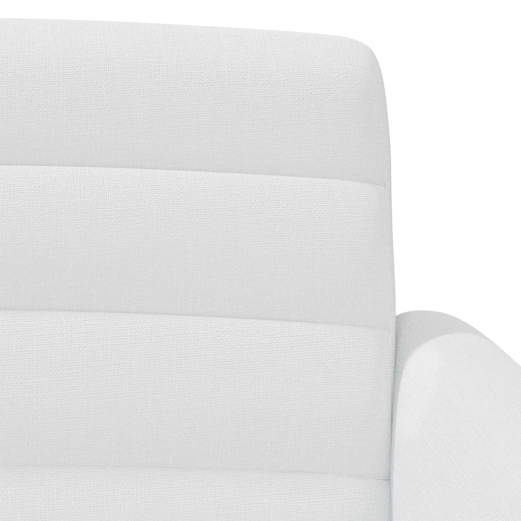 vidaXL Sofa dwuosobowa z guzikowym pikowaniem Biały 116 x 67 x 80 cm