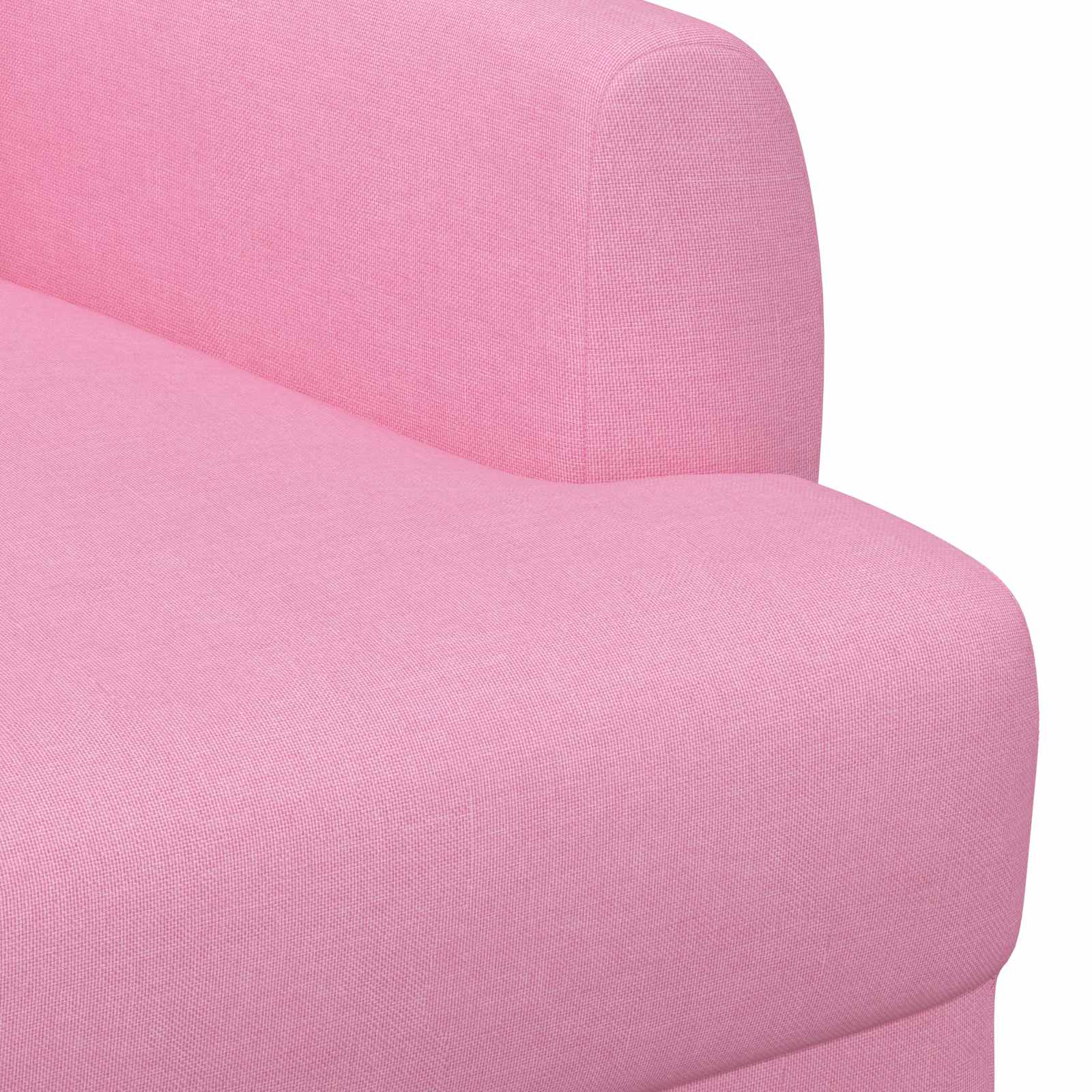 vidaXL Sofa dwuosobowa z guzikowym pikowaniem różowy 116 x 67 x 80 cm