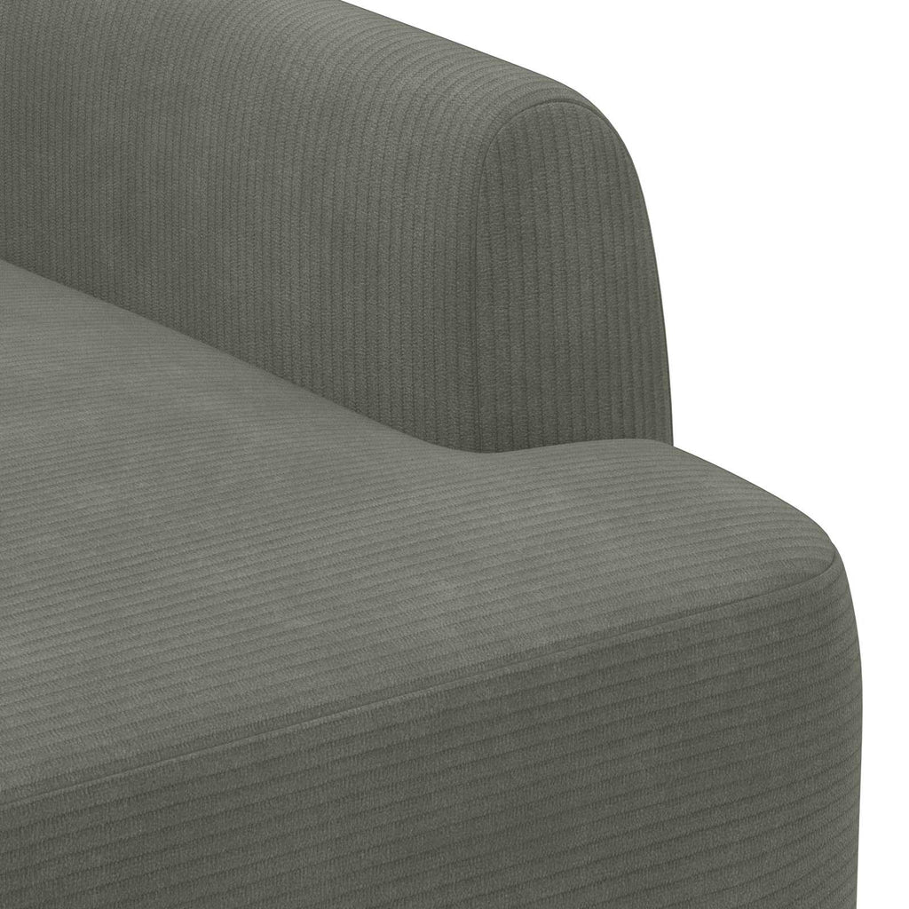 vidaXL Sofa dwuosobowa z guzikowym pikowaniem jasnoszary