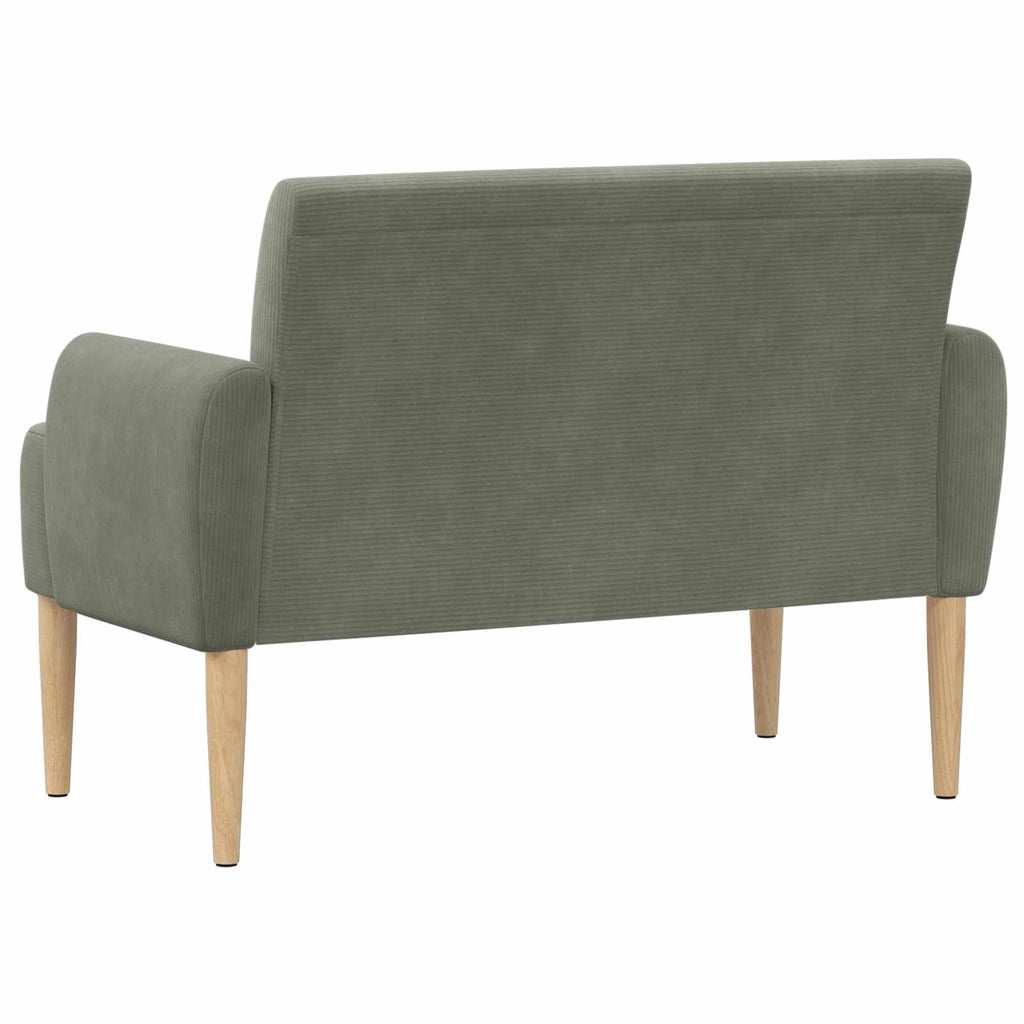 vidaXL Sofa dwuosobowa z guzikowym pikowaniem jasnoszary