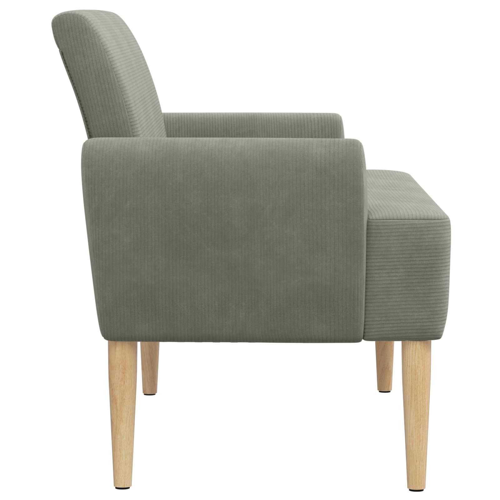 vidaXL Sofa dwuosobowa z guzikowym pikowaniem jasnoszary