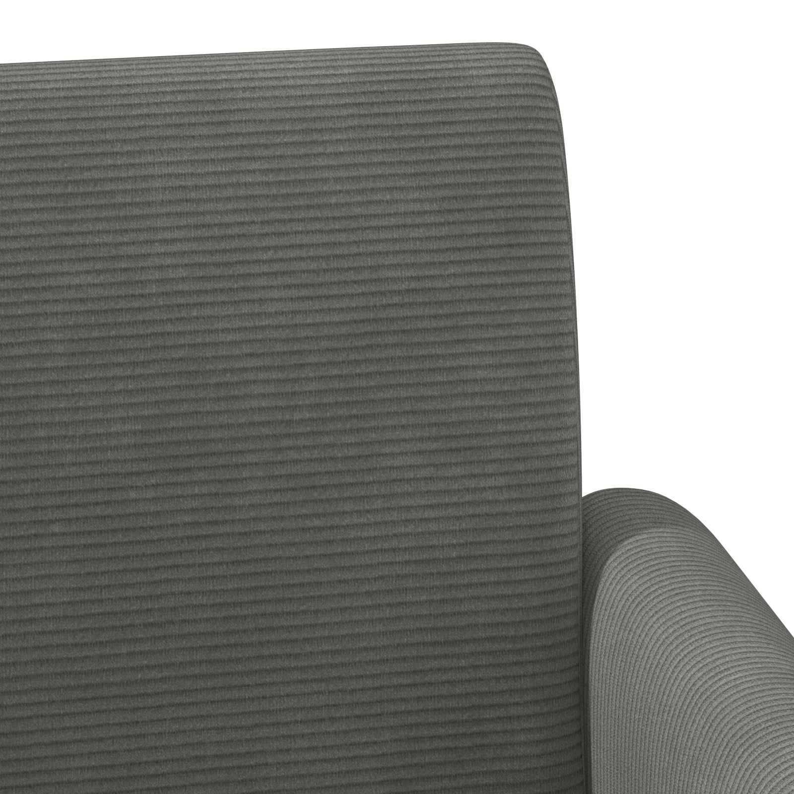 vidaXL Sofa dwuosobowa z guzikowym pikowaniem ciemnoszary