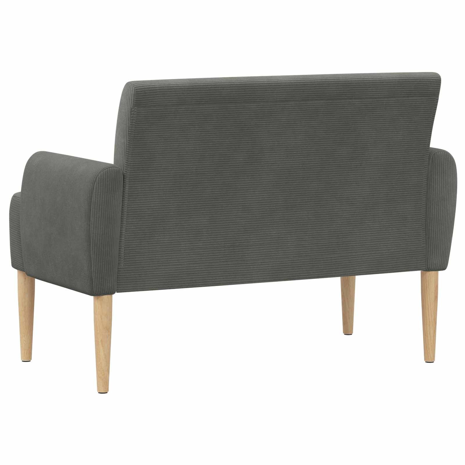 vidaXL Sofa dwuosobowa z guzikowym pikowaniem ciemnoszary