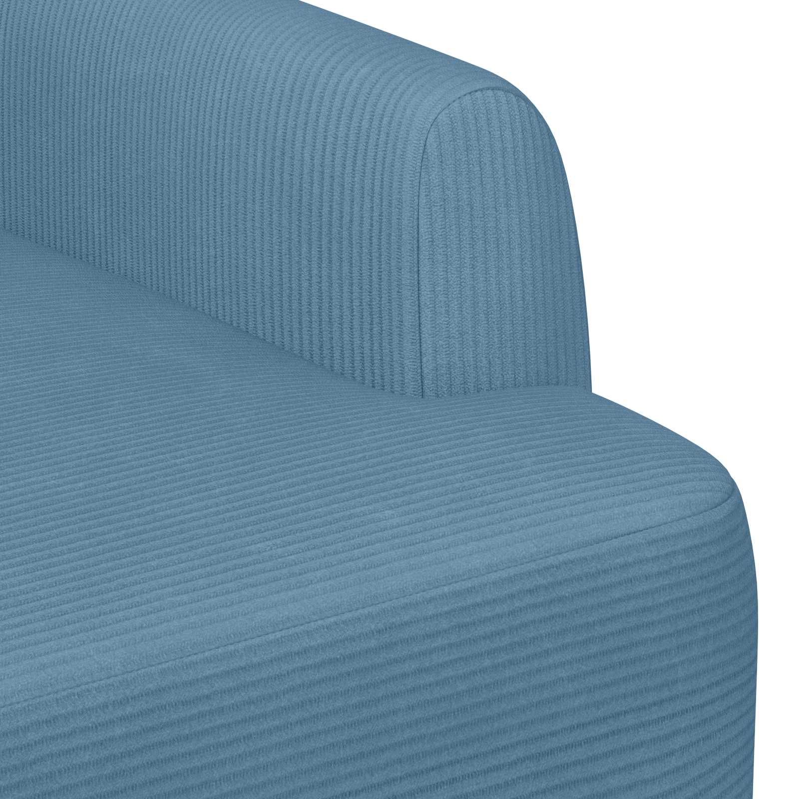 vidaXL Sofa dwuosobowa z guzikowym pikowaniem niebieski