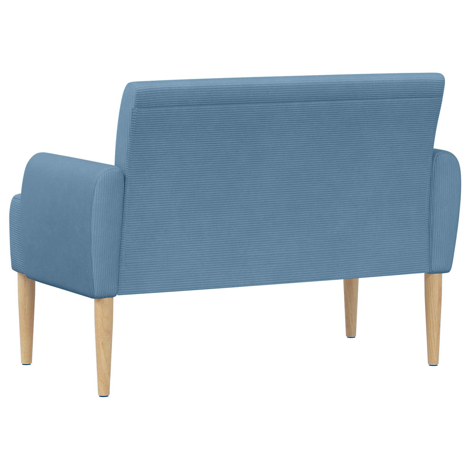 vidaXL Sofa dwuosobowa z guzikowym pikowaniem niebieski