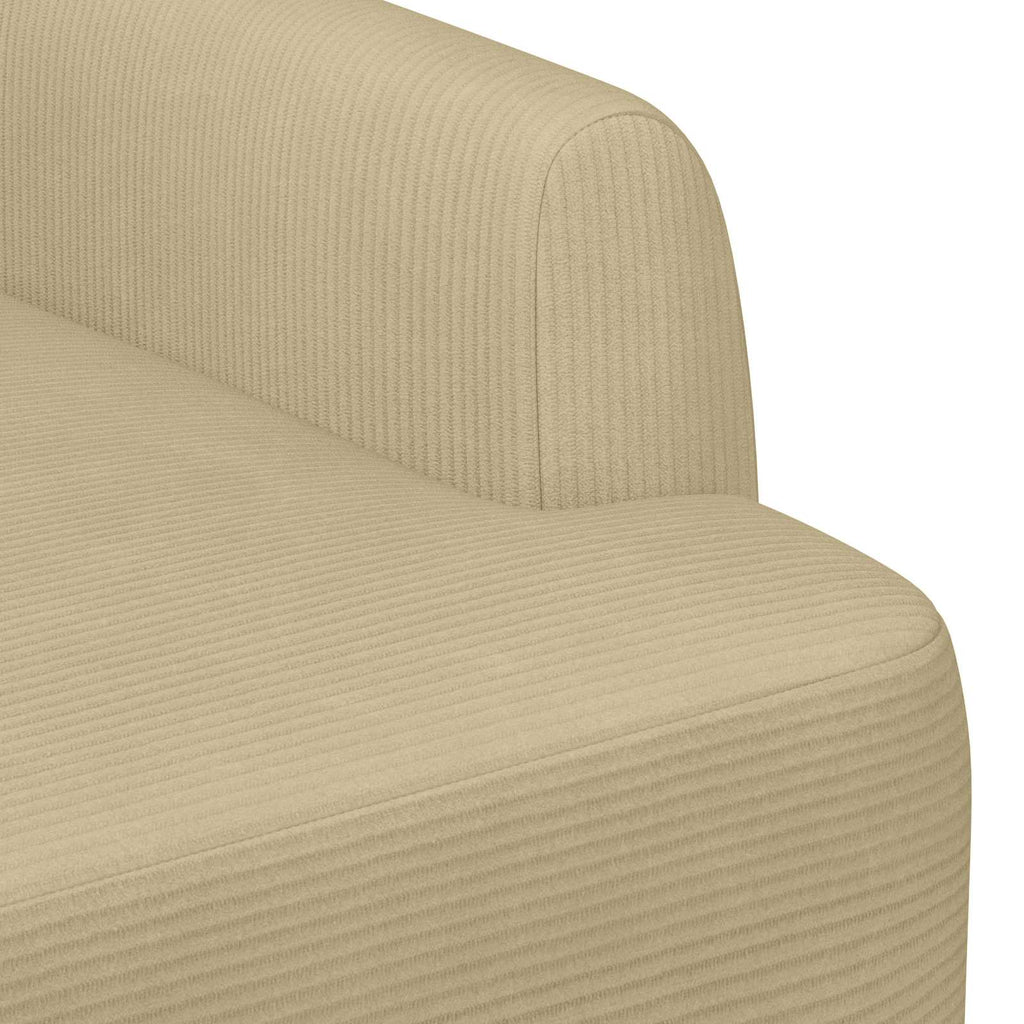 vidaXL Sofa dwuosobowa z guzikowym pikowaniem Jasnozielony szary