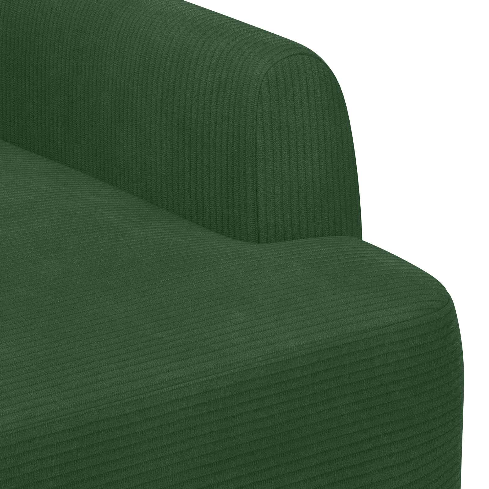 vidaXL Sofa dwuosobowa z guzikowym pikowaniem Zielony dżungli