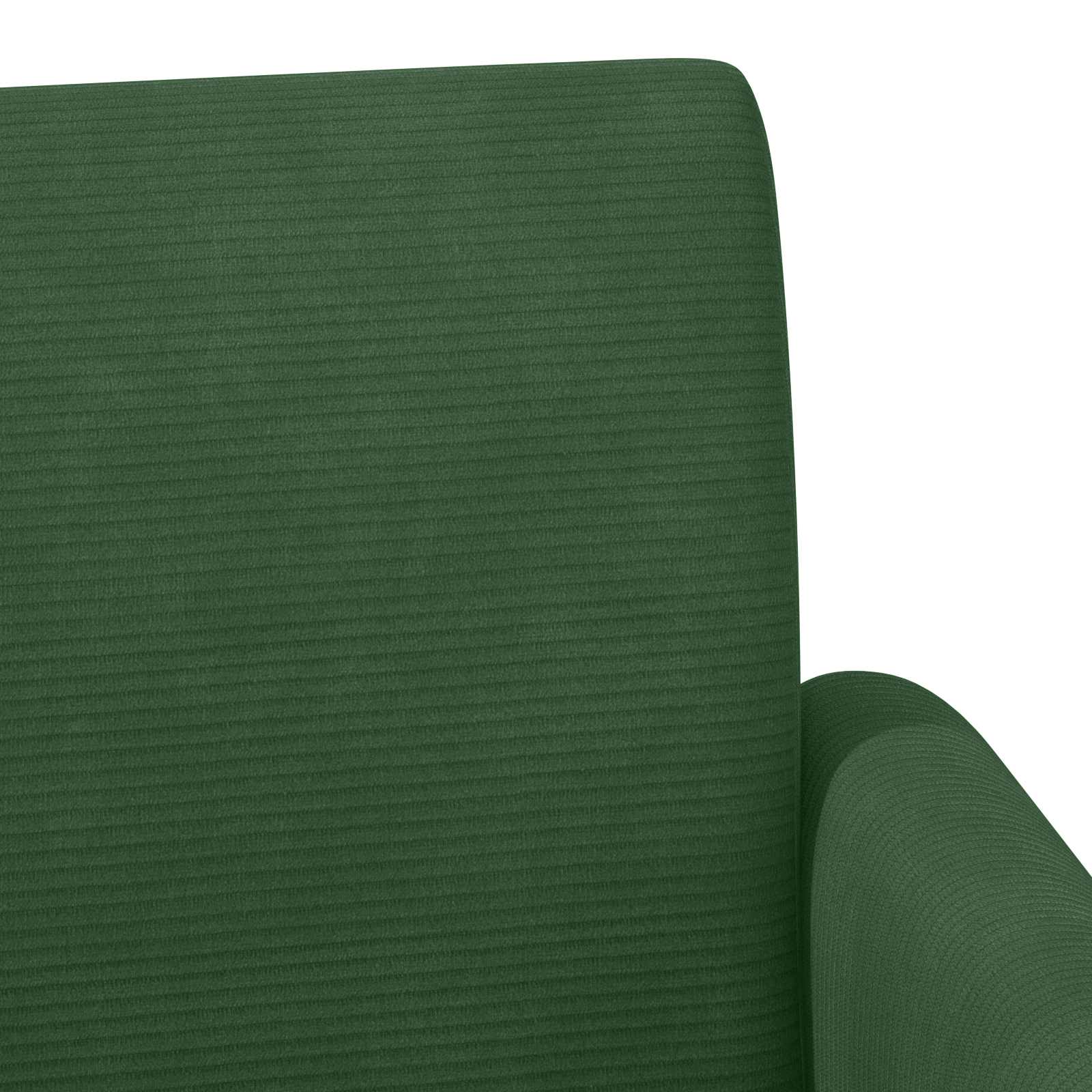 vidaXL Sofa dwuosobowa z guzikowym pikowaniem Zielony dżungli