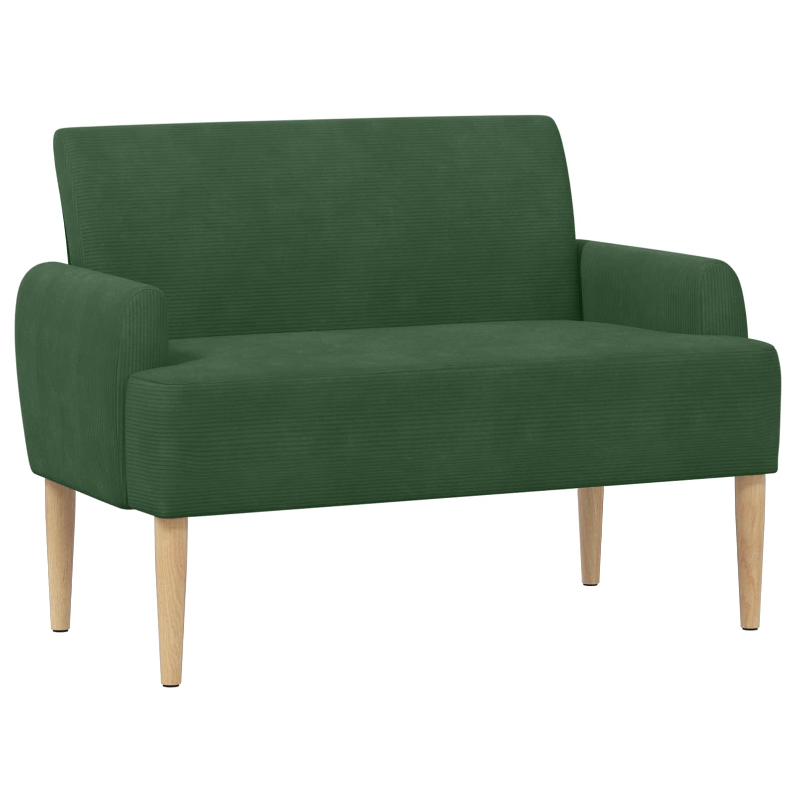vidaXL Sofa dwuosobowa z guzikowym pikowaniem Zielony dżungli