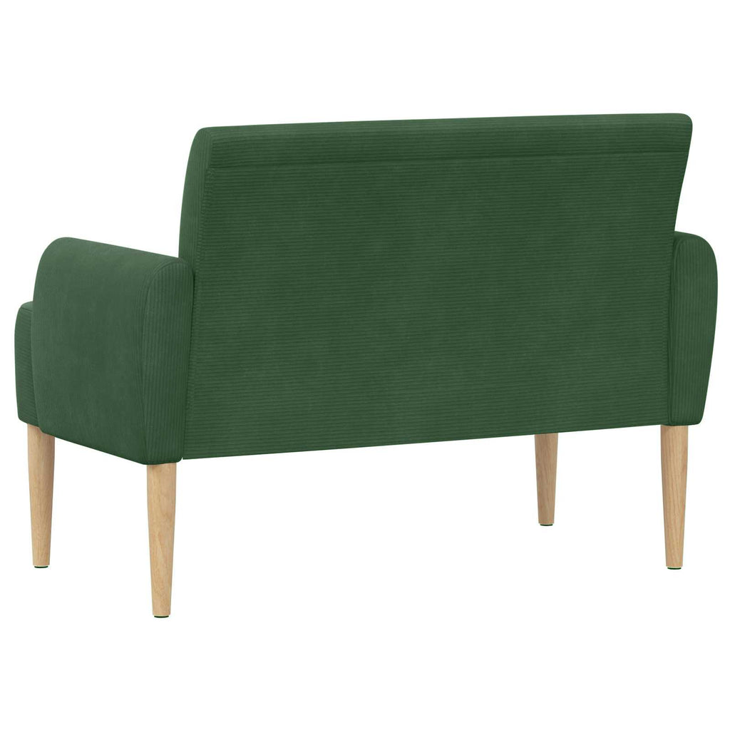 vidaXL Sofa dwuosobowa z guzikowym pikowaniem Zielony dżungli
