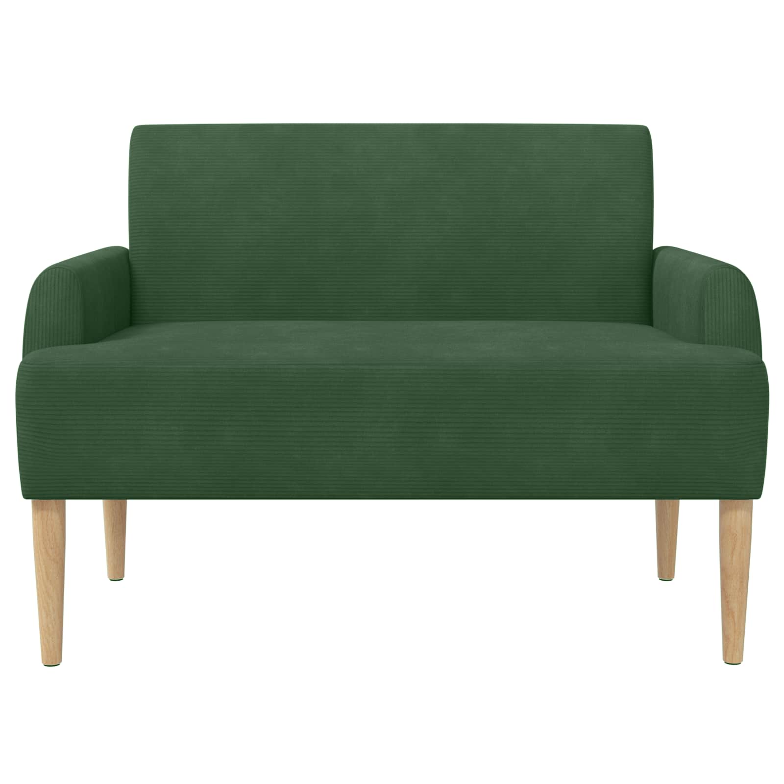vidaXL Sofa dwuosobowa z guzikowym pikowaniem Zielony dżungli