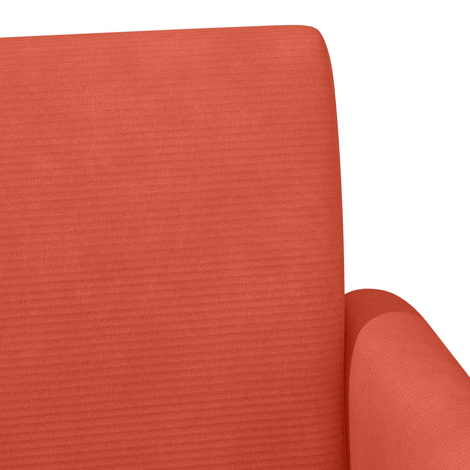vidaXL Sofa dwuosobowa z guzikowym pikowaniem Czerwono-pomarańczowy
