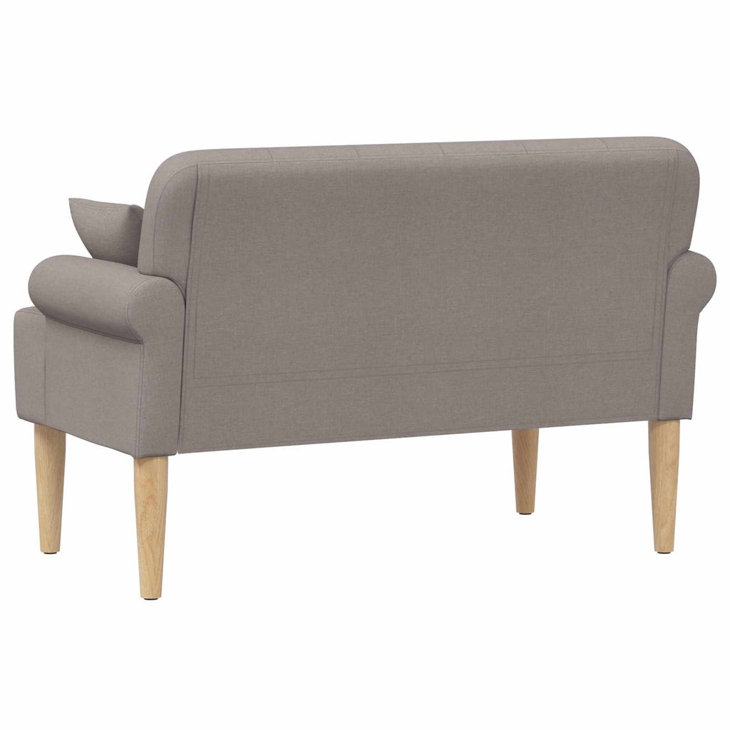 vidaXL Sofa dwuosobowa z guzikowym pikowaniem Ciemnoszary tkanina
