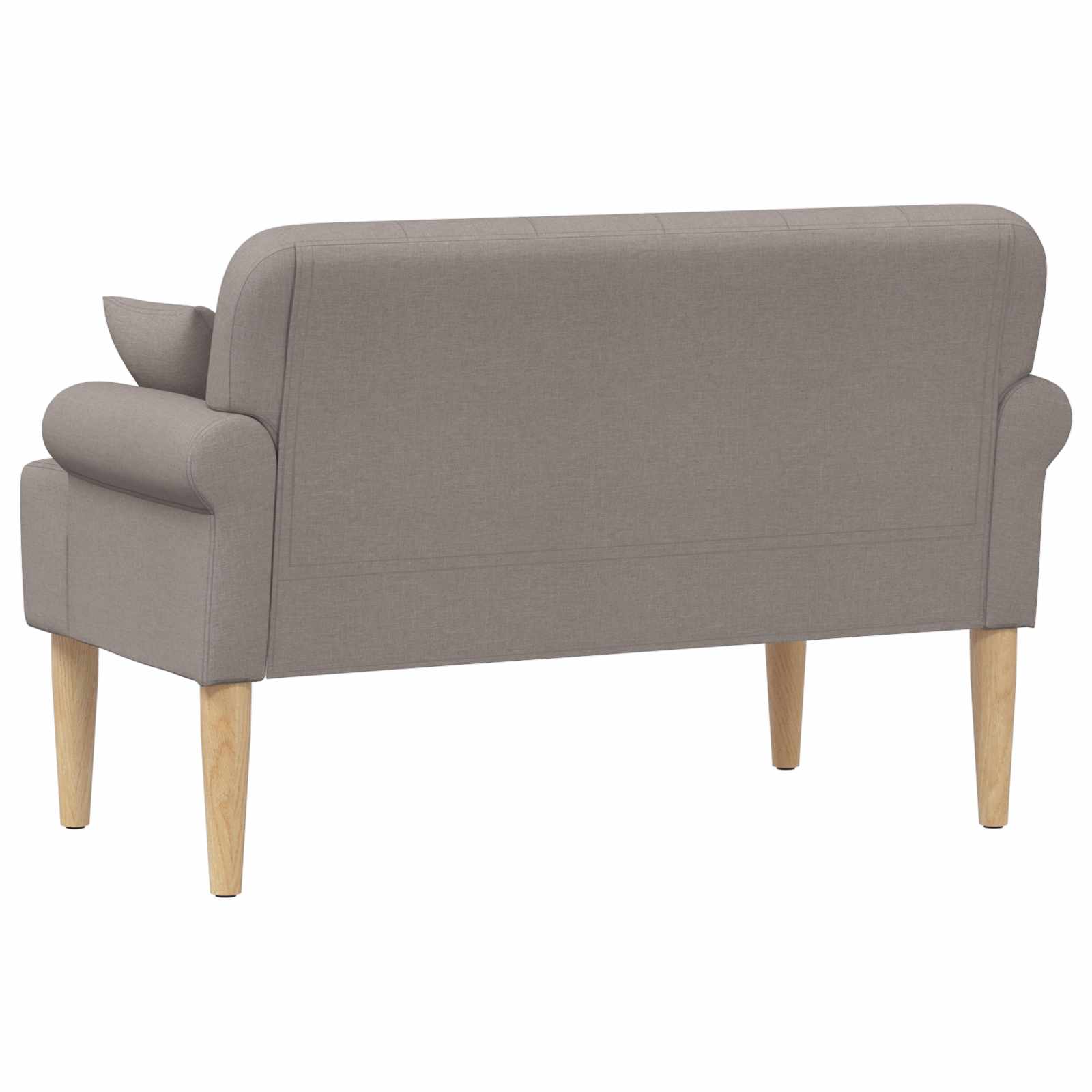 vidaXL Sofa dwuosobowa z guzikowym pikowaniem Ciemnoszary tkanina