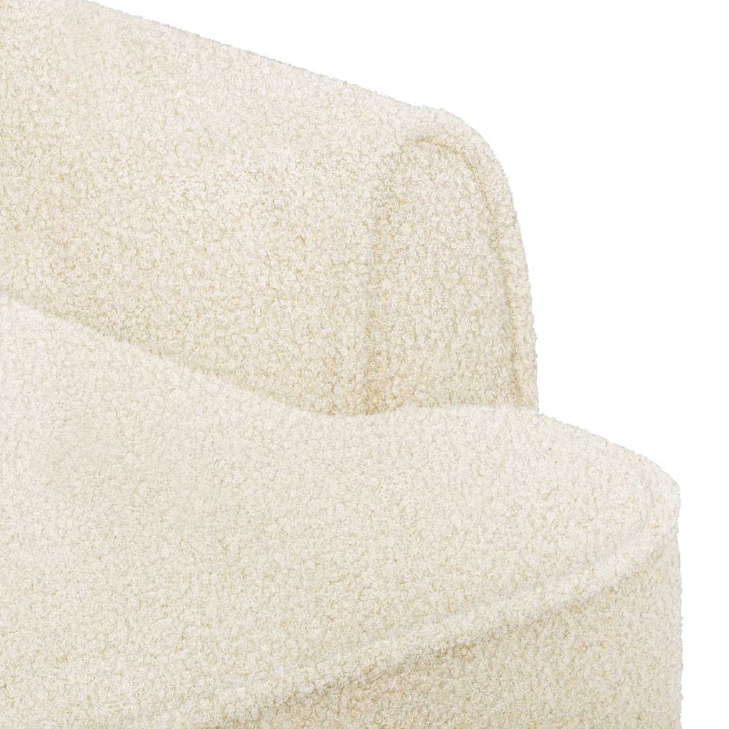 vidaXL Sofa dwuosobowa z guzikowym pikowaniem kremowy 117 x 67 x 77 cm