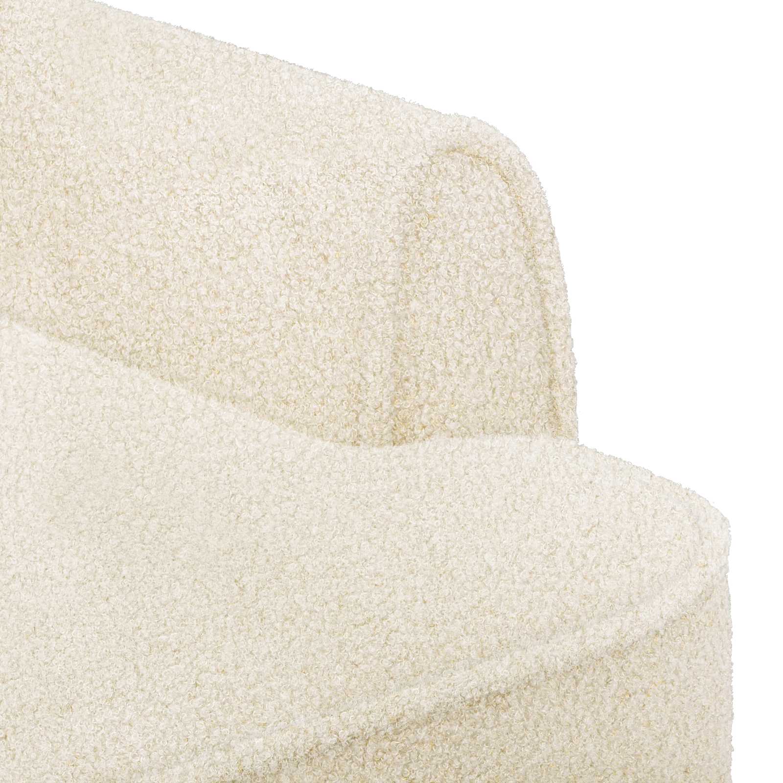 vidaXL Sofa dwuosobowa z guzikowym pikowaniem kremowy 117 x 67 x 77 cm
