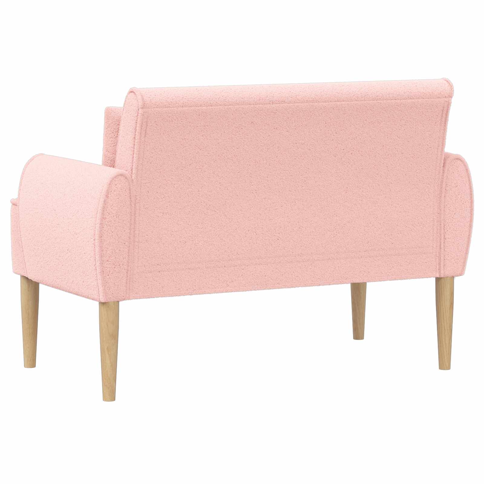 vidaXL Sofa dwuosobowa z guzikowym pikowaniem różowy 117 x 67 x 77 cm