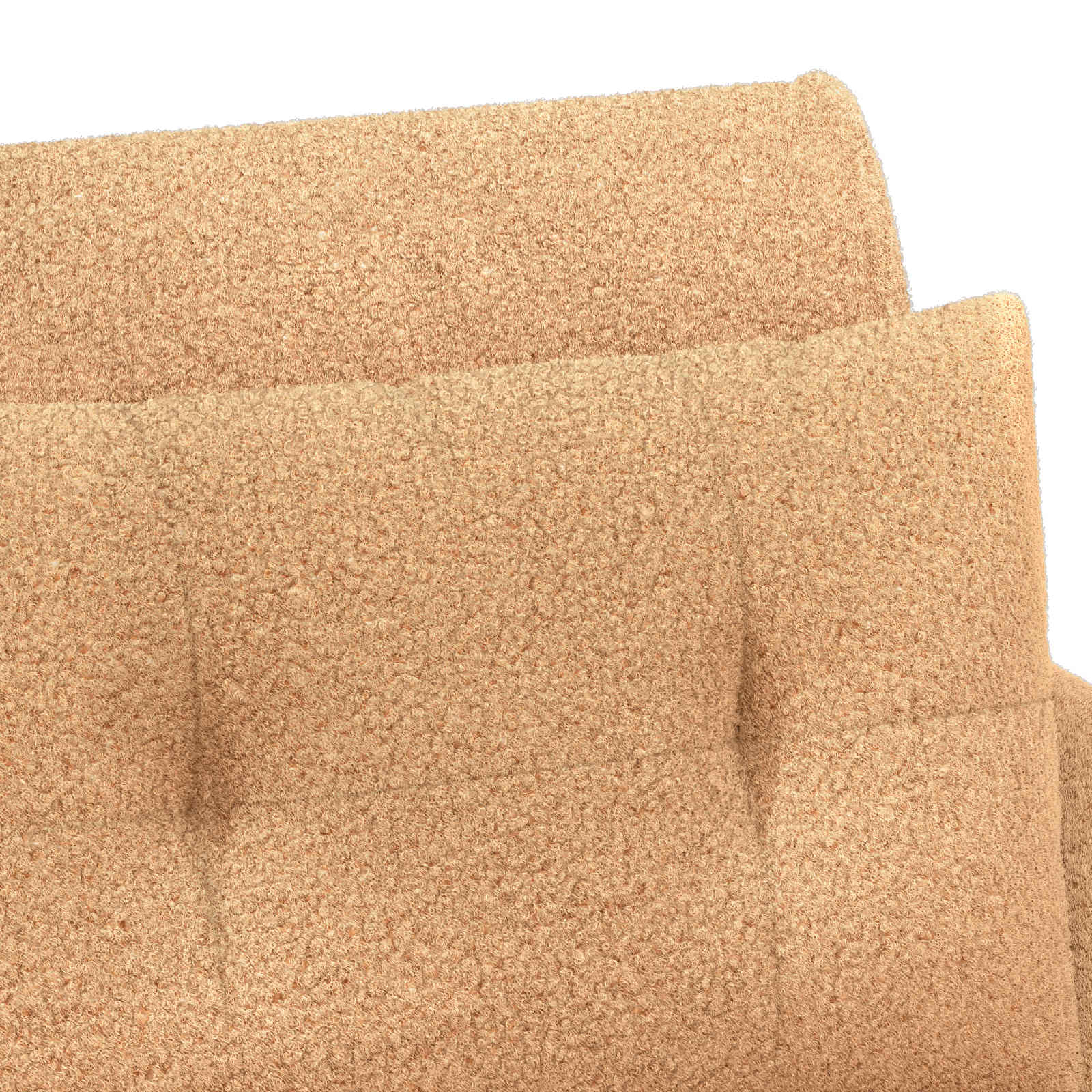 vidaXL Sofa dwuosobowa z guzikowym pikowaniem Beżowy 117 x 67 x 77 cm