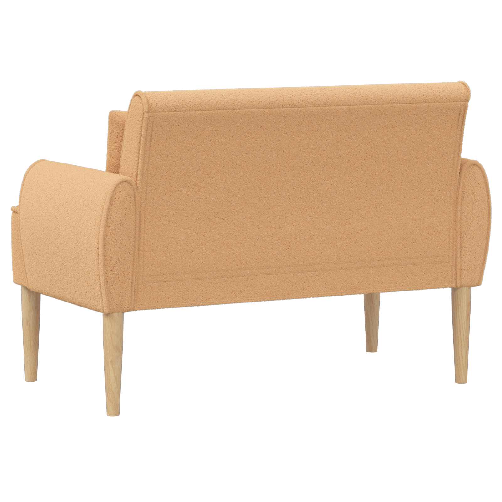 vidaXL Sofa dwuosobowa z guzikowym pikowaniem Beżowy 117 x 67 x 77 cm