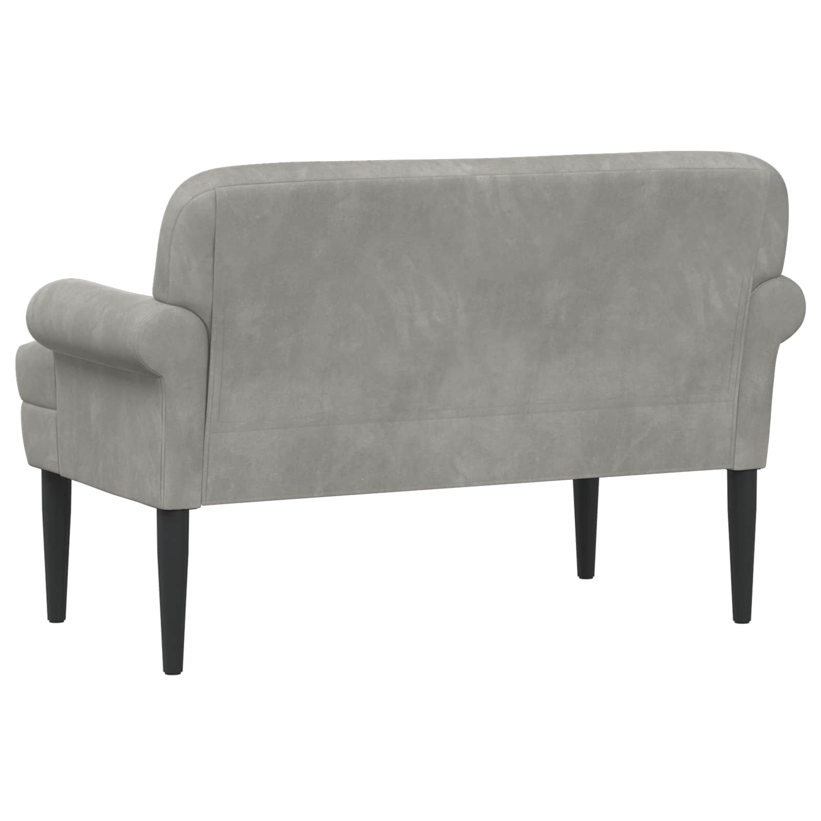 vidaXL Sofa dwuosobowa z guzikowym pikowaniem jasnoszary Welur