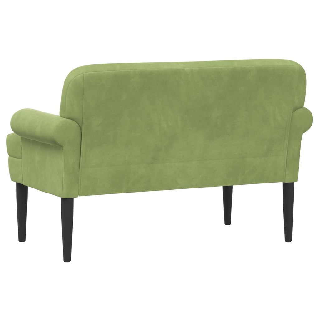 vidaXL Sofa dwuosobowa z guzikowym pikowaniem Jasnozielony Welur